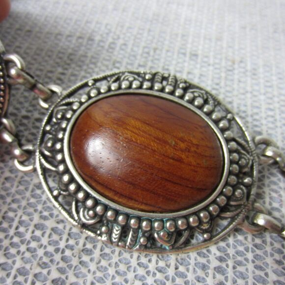 Vintage Concho Belt Womens Large Medallion Wood Chain Western Fashion main image 11